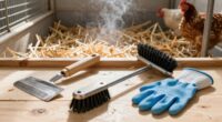 efficient chicken coop cleaning