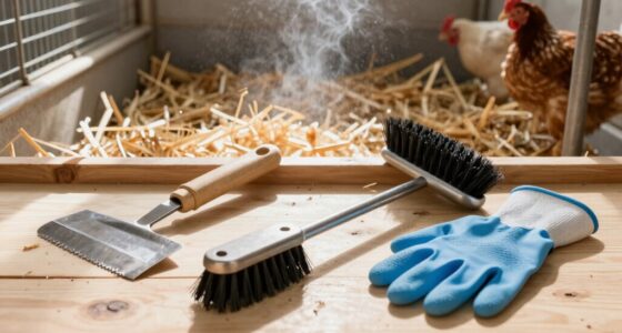 efficient chicken coop cleaning