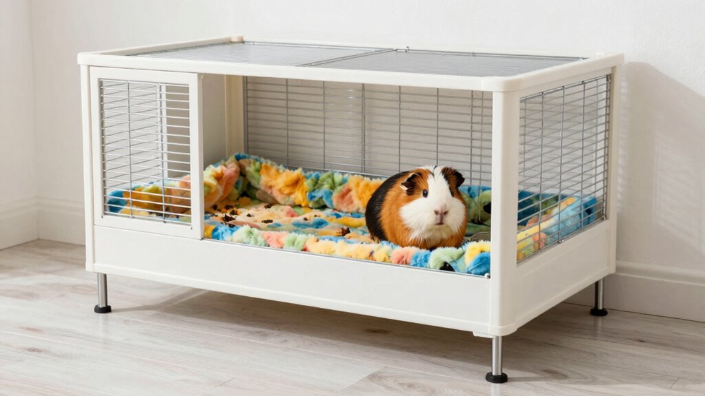 elevated cage for hygiene