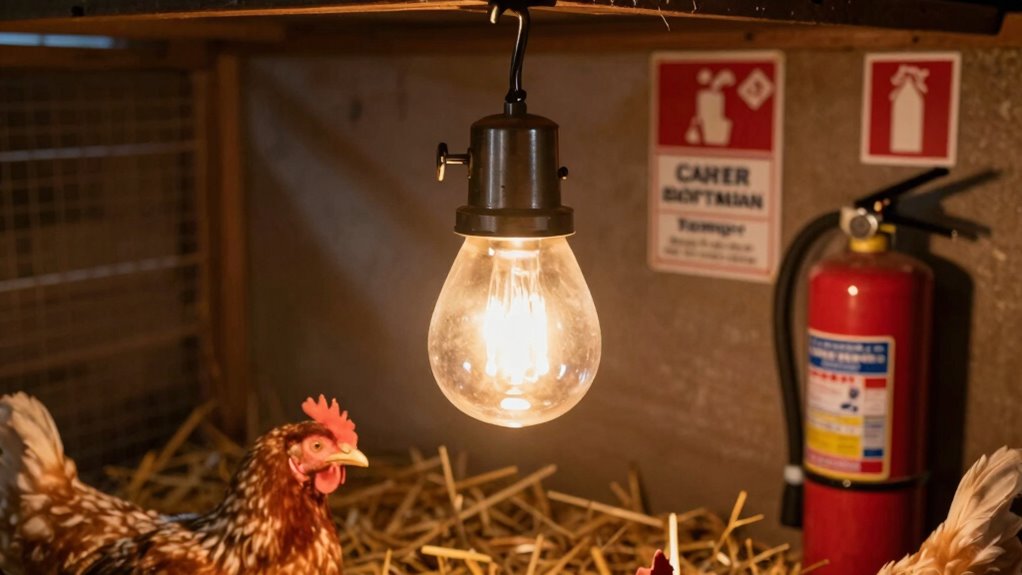 emergency heat lamp fire protocol