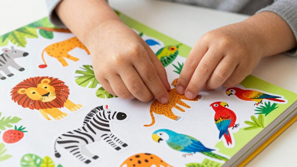 engaging animal sticker activities