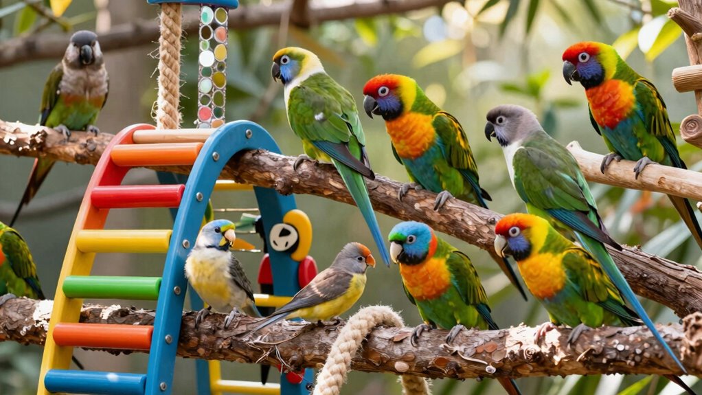 engaging colorful varied environment