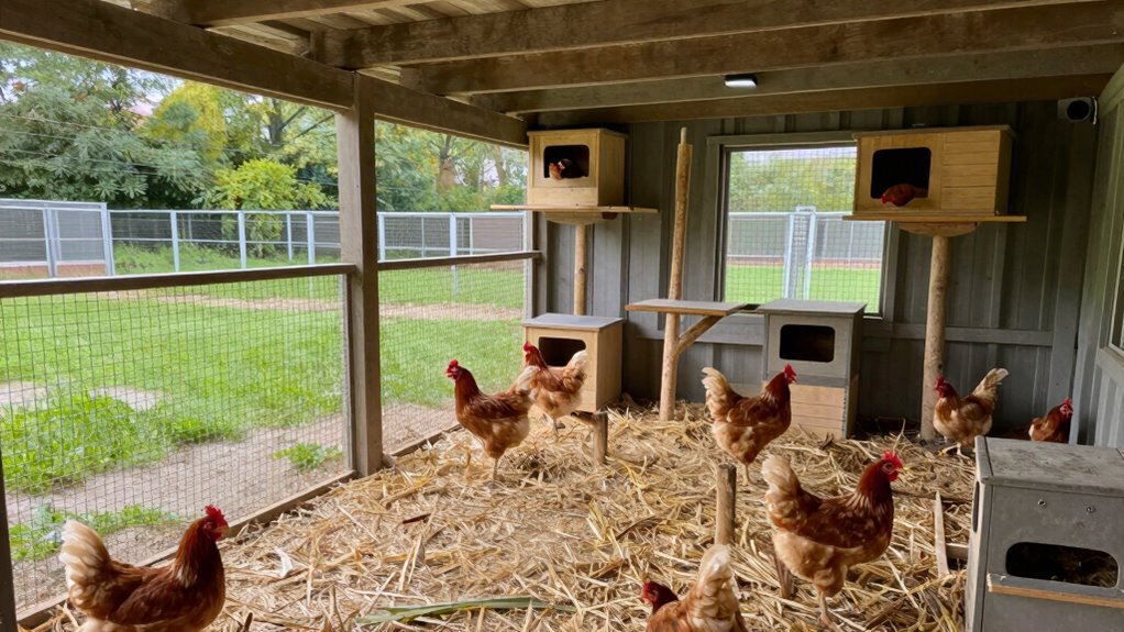 enhance coop ventilation and security