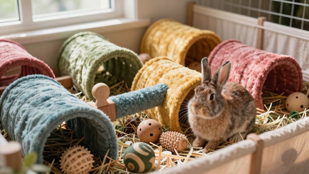 enrichment promotes rabbit well being