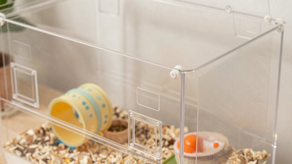 ensure good cage ventilation