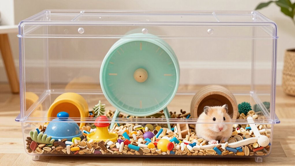 ensure proper cage ventilation