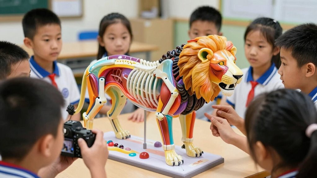 exploring animal anatomy through models