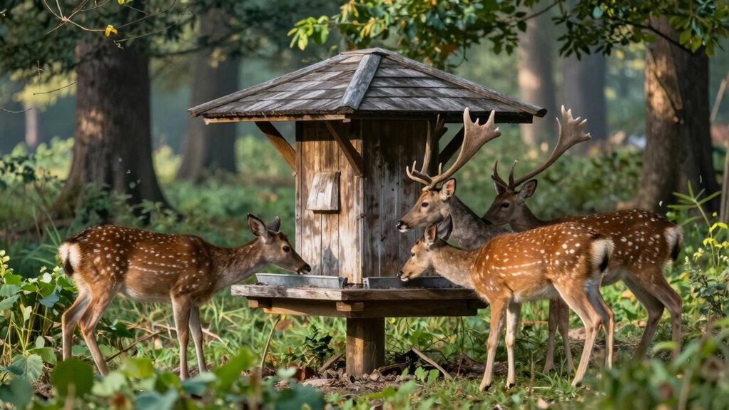 feeder induced movement patterns