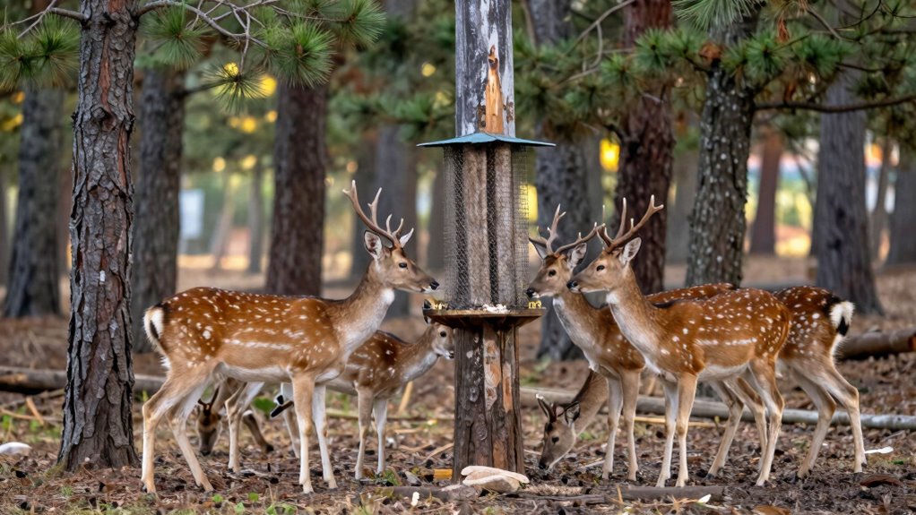 feeder induced social hierarchy shifts