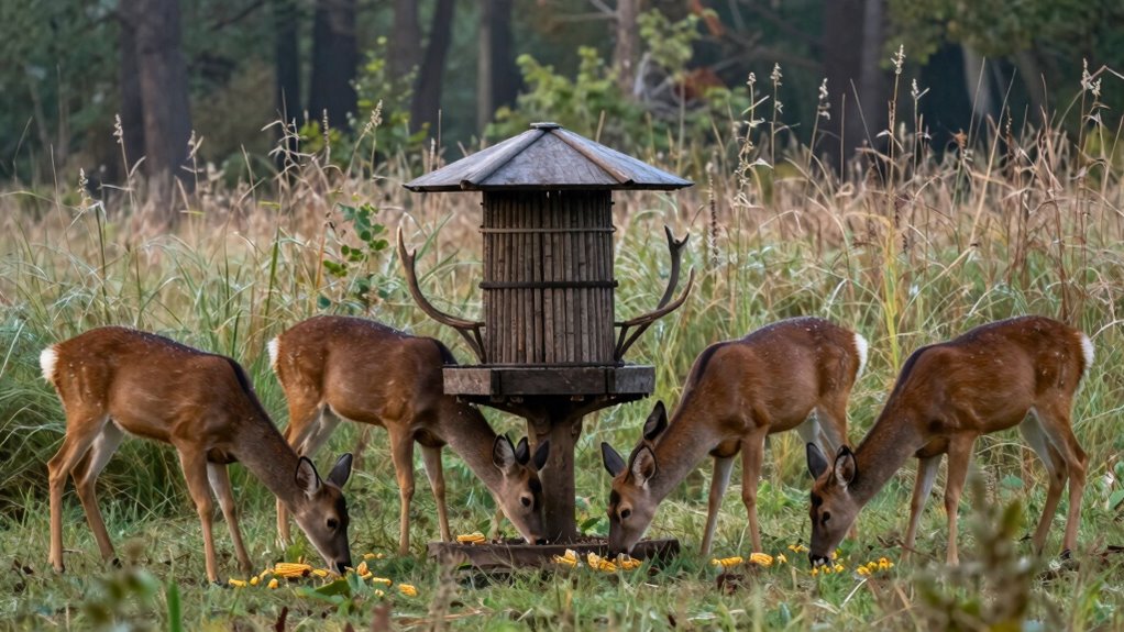 feeders influence buck behavior