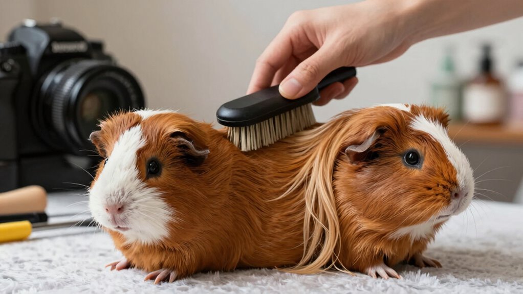 gentle consistent grooming routine