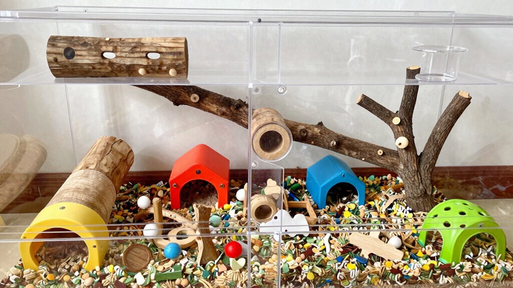 gerbil cage space enrichment