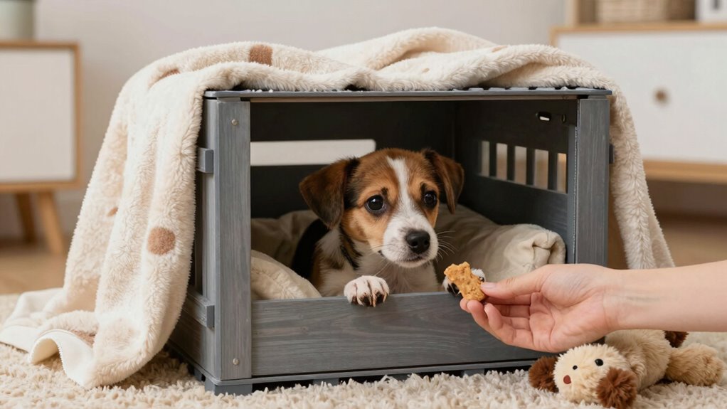 gradual positive crate training