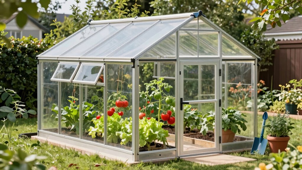greenhouse size durability ventilation