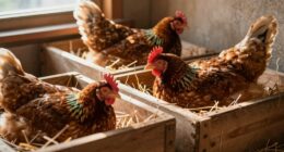 ideal chicken nesting conditions