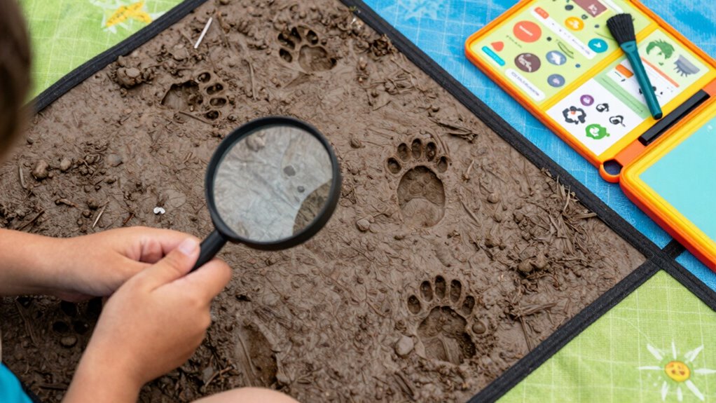 identify genuine animal footprints