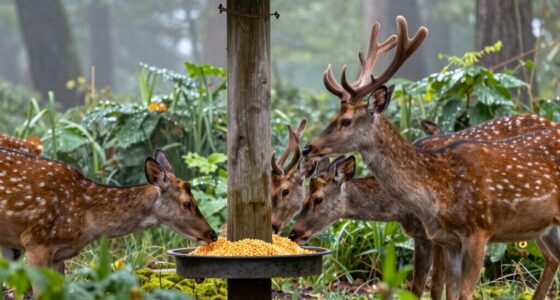 impact of deer feeders