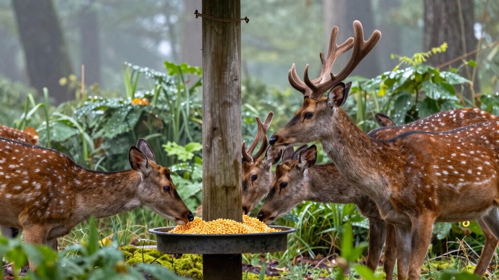 impact of deer feeders