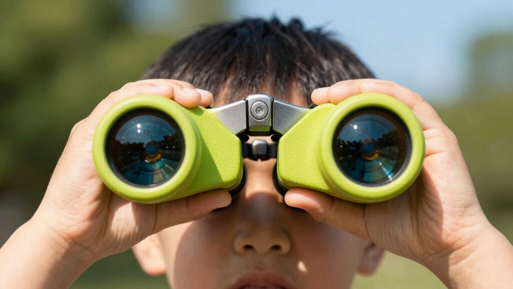 improper binoculars adjustment signs