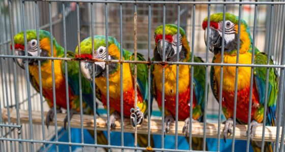 incorrect cage bar spacing