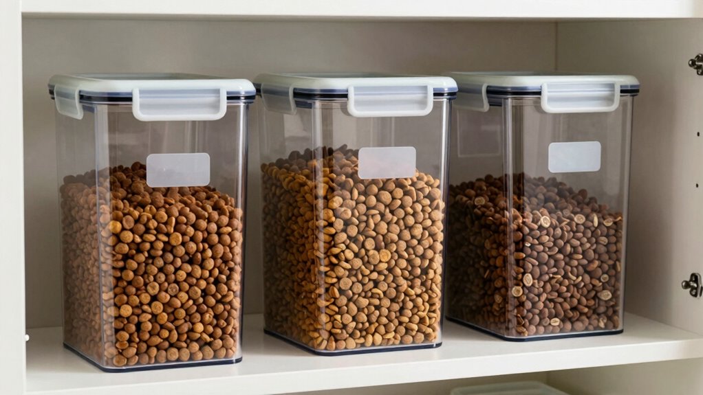 large airtight pet storage