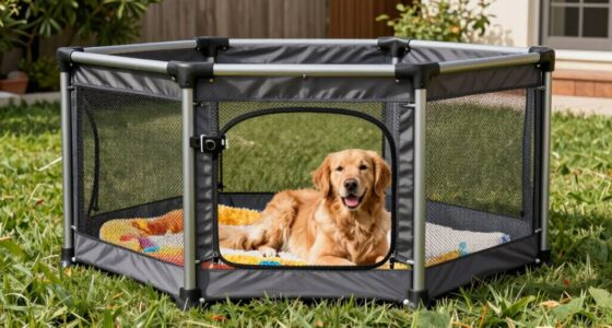 large durable dog pens