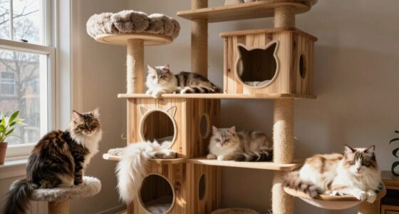 large multi cat cat trees