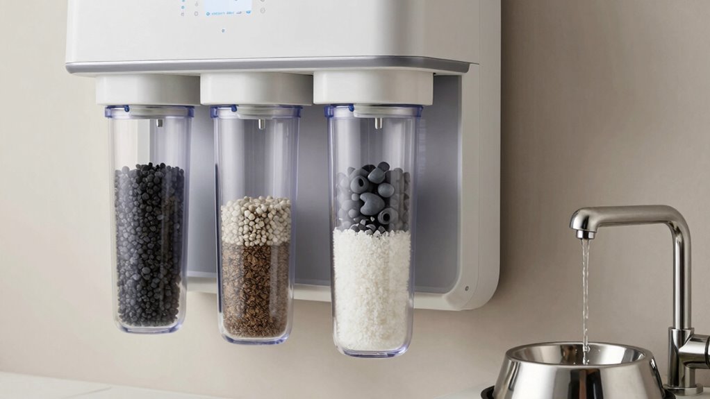 layered water purification systems