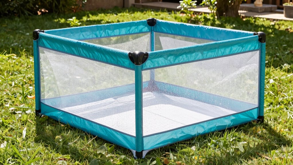 maintain clean dry play area