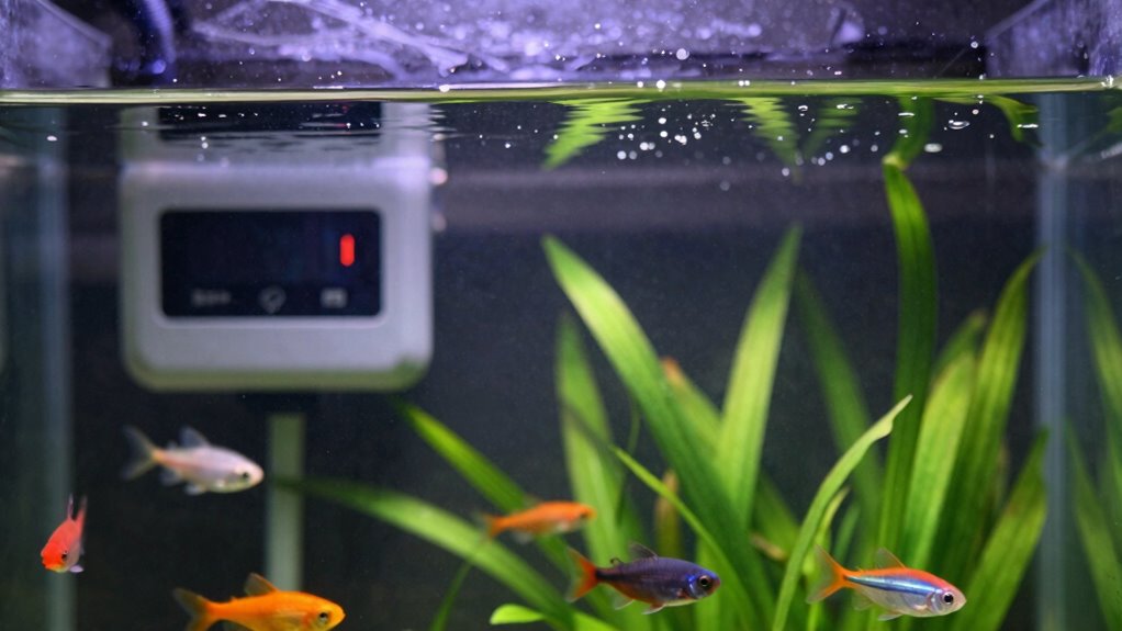 maintain consistent aquarium temperature