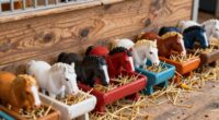 miniature horse hay troughs