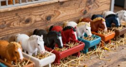 miniature horse hay troughs