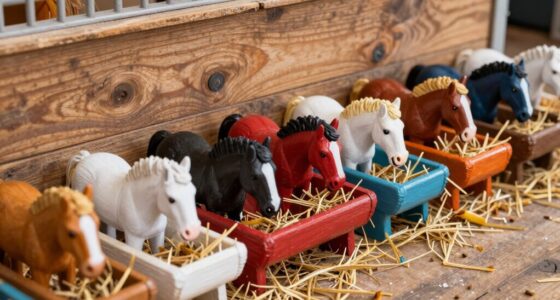 miniature horse hay troughs