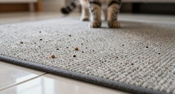 minimize cat litter tracking