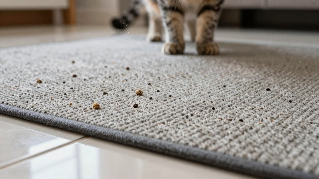 minimize cat litter tracking