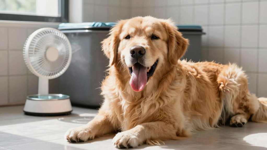 monitor pet temperature signs