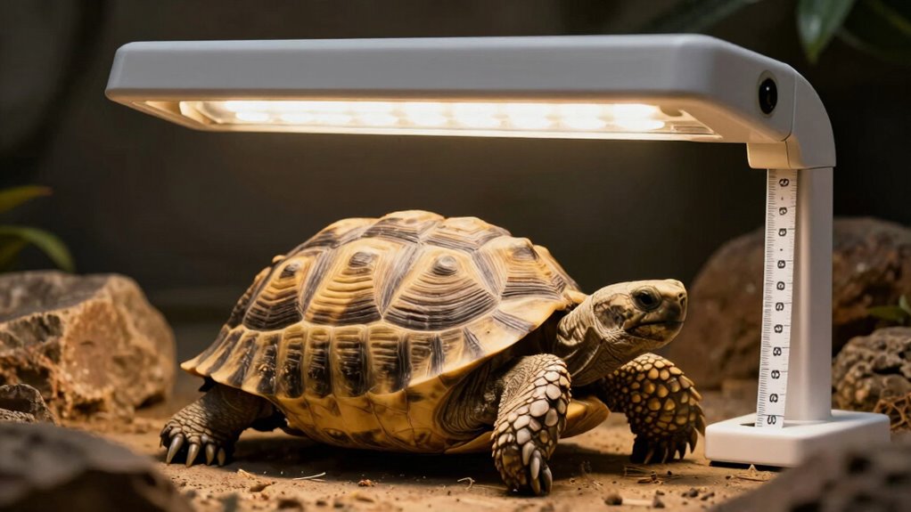 monitor uvb distance regularly