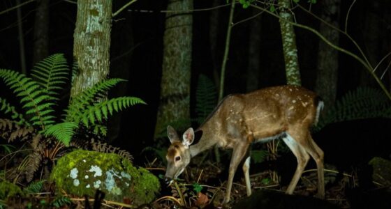 observe nocturnal animals quietly