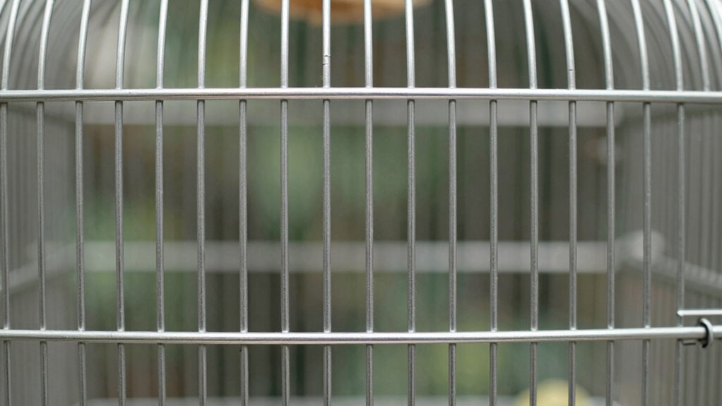 optimal bird cage spacing