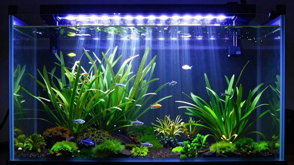 optimize lighting for algae control