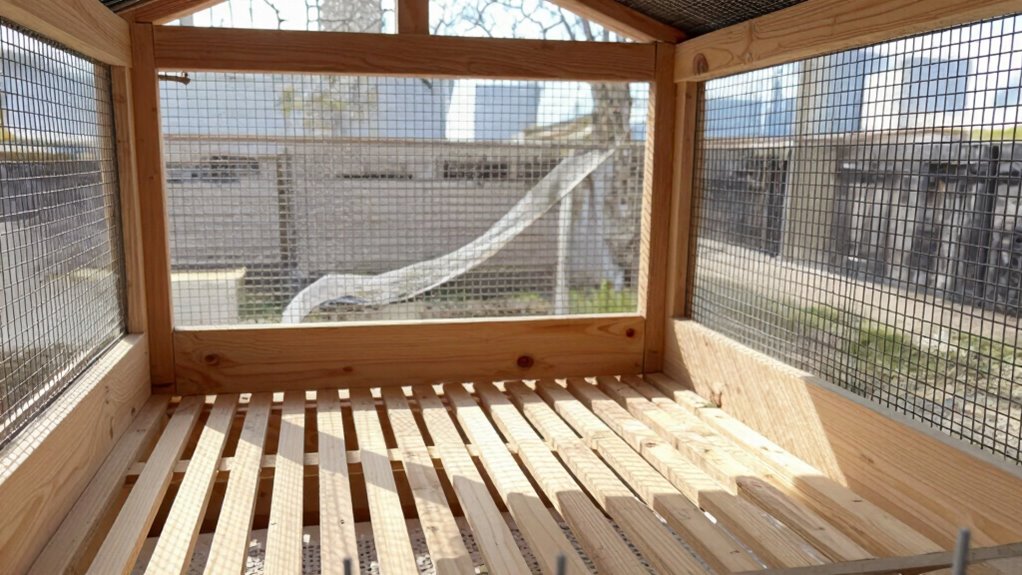 optimize rabbit hutch airflow