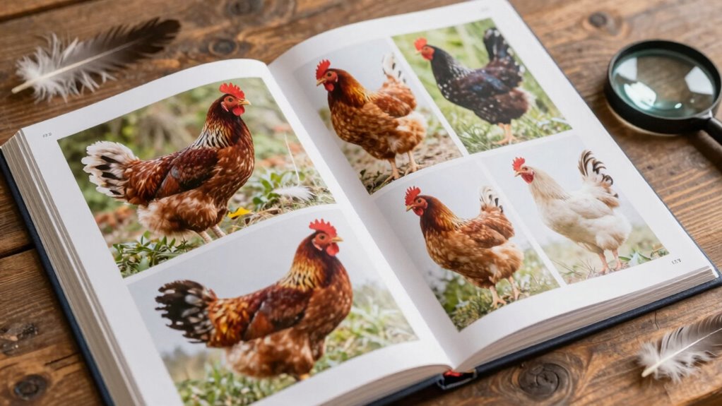 organized chicken identification reference
