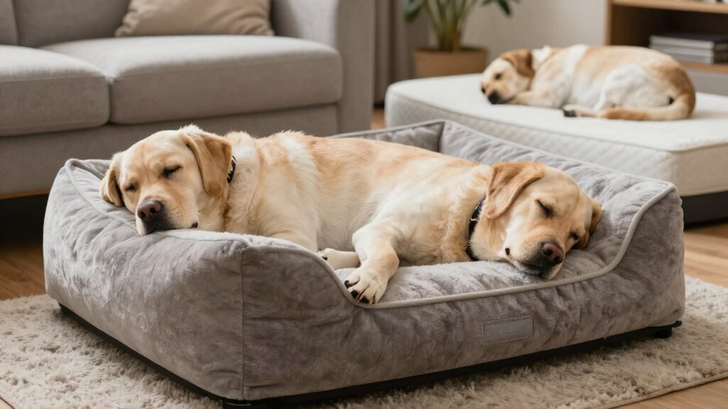 orthopedic beds improve dog comfort