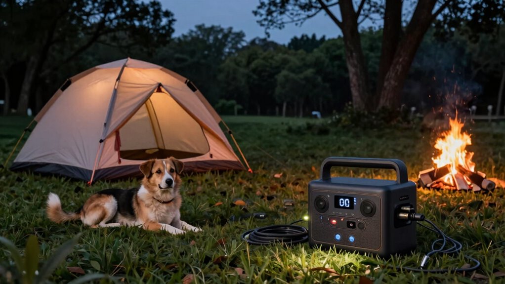 pet camping power essentials