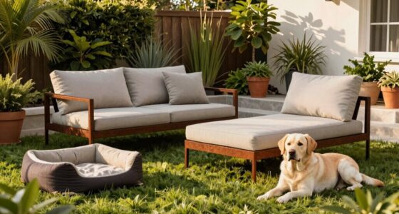 pet friendly outdoor lounge sets