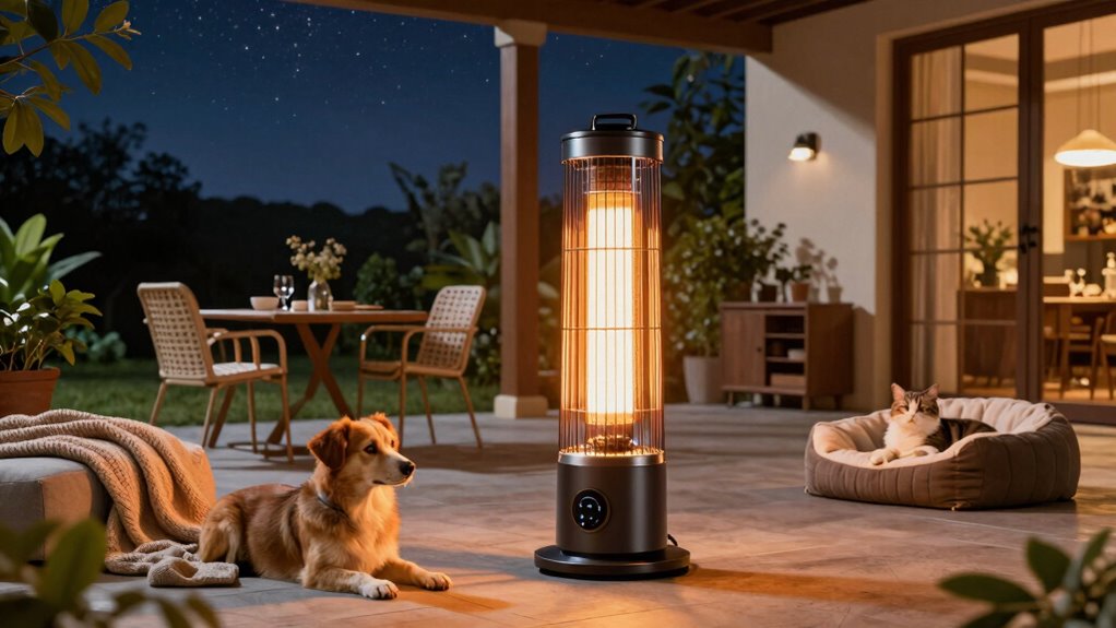 pet safe outdoor heating
