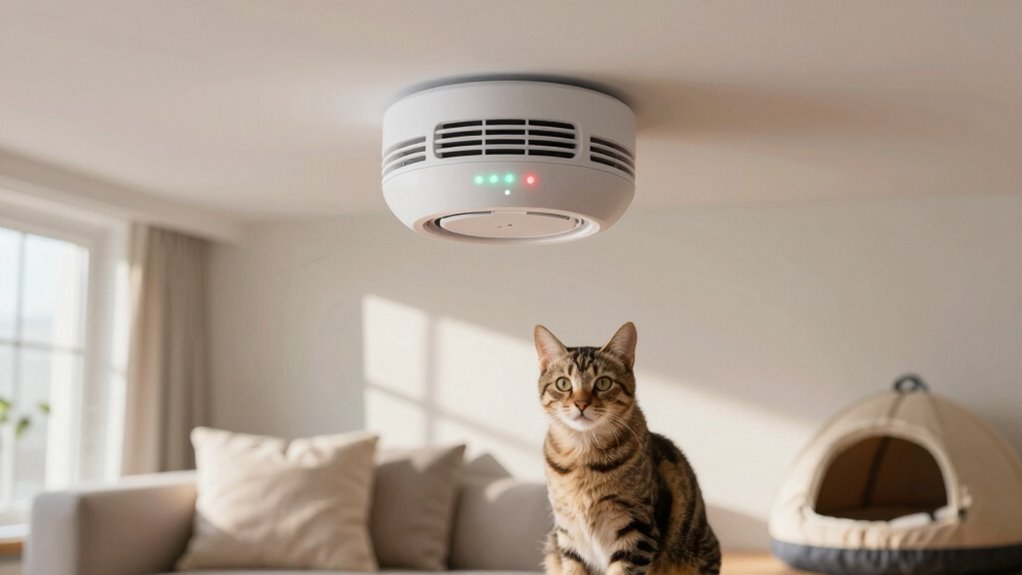 pet safe smoke alarm settings