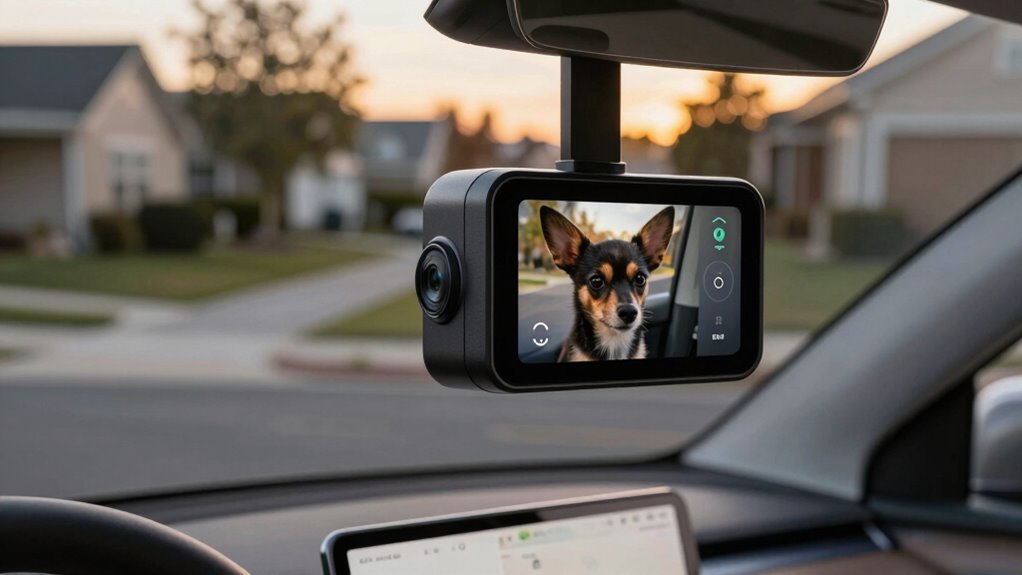 pet safety dash cam features