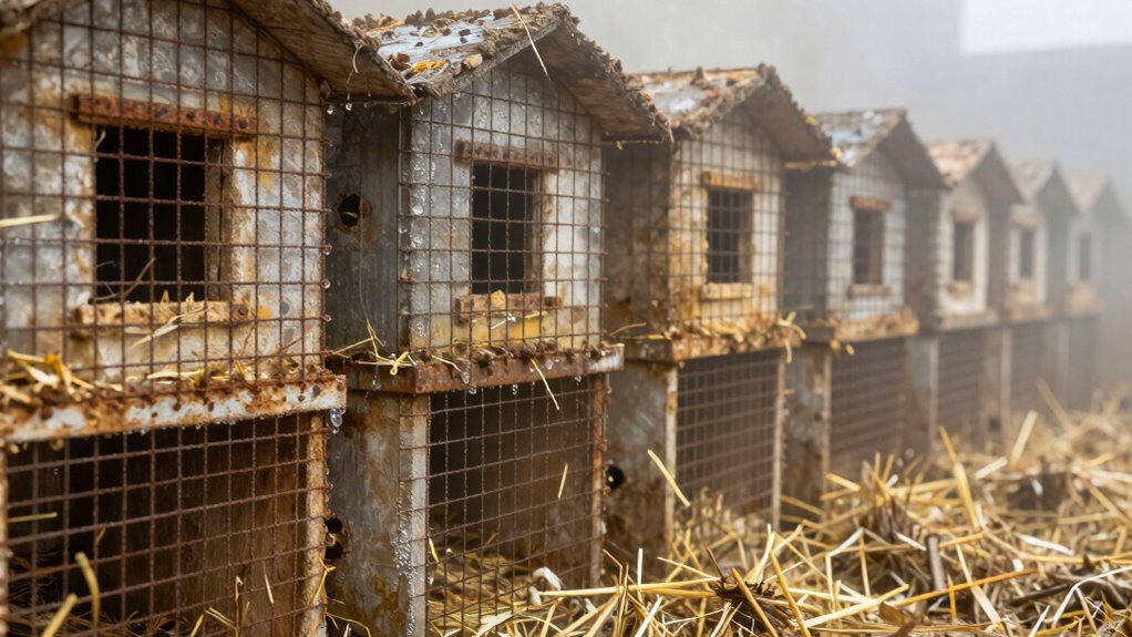 poor airflow causes ammonia buildup