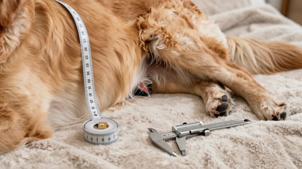 precise measurements ensure dog comfort